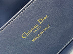 DIOR WALK IN PURSE 36 BAG BLUE OBLIQUE JACQUARD