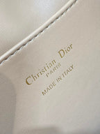 DIOR MEDIUM 25 CARO BACKPACK ALMOND BEIGE MACROCANNAGE LAMBSKIN