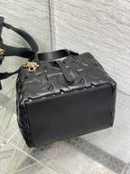 DIOR ALWAYS MINI 23 BAG IN BLACK MACROCANNAGE CALFSKIN