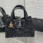 DIOR ALWAYS MINI 23 BAG IN BLACK MACROCANNAGE CALFSKIN