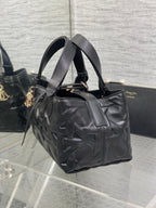DIOR ALWAYS MINI 23 BAG IN BLACK MACROCANNAGE CALFSKIN