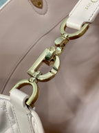 DIOR 25S ALWAYS BAG 22 IN LIGHT PINK MACROCANNAGE CALFSKIN GOLD HARDWARE