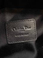 DIOR 25S TRAVEL BACKPACK 31 IN BLUE CANVAS OBLIQUE JACQUARD