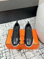 HERMES BOUNCING SNEAKER IN BLACK CALFSKIN