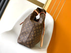 LOUIS VUITTON LV HOBO BAG 34 IN BROWN MONOGRAM CANVAS