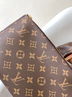 LOUIS VUITTON LV HOBO BAG 34 IN BROWN MONOGRAM CANVAS