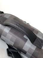 LOUIS VUITTON LV 25S ORIGINAL DYNAMIC BUMBAG 30 IN CANVAS DAMOFLAGE BLACK