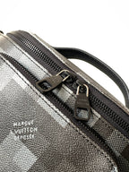 LOUIS VUITTON LV 25S ORIGINAL DYNAMIC BUMBAG 30 IN CANVAS DAMOFLAGE BLACK