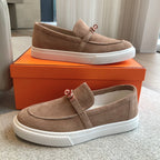 HERMES GAME SLIP-ON SNEAKER LIGHT PENNY SUEDE