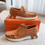 HERMES KETCH SNEAKER IN BRONZE BROWN SUEDE