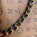LOUIS VUITTON NOÉ TRUNK 23 IN BROWN MONOGRAM REVERSE CANVAS GOLD HARDWARE