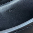 CELINE MINI 22 TILLY BAG IN BLACK SHINNY CALFSKIN