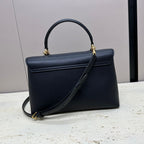 CELINE NINO TEEN MEDIUM 25 BAG IN BLACK SOLF CALFSKIN