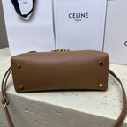 CELINE NINO TEEN MEDIUM 25 BAG IN CHOCOLATE BROWN SOLF CALFSKIN