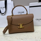CELINE NINO TEEN MEDIUM 25 BAG IN CHOCOLATE BROWN SOLF CALFSKIN