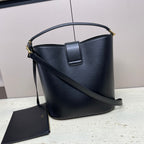 CELINE MEDIUM 28 LOUISE BAG IN BLACK SMOOTH CALFSKIN
