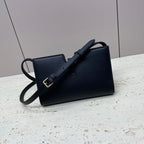 CELINE MINI 18 STRAP POCHETTE IN BLACK SUPPLE CALFSKIN