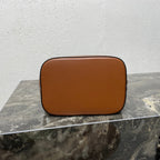 CELINE 25S CUIR TRIOMPHE BAG 30 IN TAN BROWN CALFSKIN