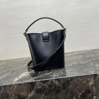 CELINE MINI 19 LOUISE BAG IN BLACK SMOOTH CALFSKIN