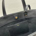 CELINE MINI CABAS ANAÏS CUIR TRIOMPHE 21 IN BLACK GRAINED CALFSKIN