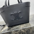 CELINE MINI CABAS ANAÏS CUIR TRIOMPHE 21 IN BLACK GRAINED CALFSKIN