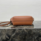 CELINE MINI CABAS ANAÏS CUIR TRIOMPHE 21 IN BRONZE ORANGE GRAINED CALFSKIN