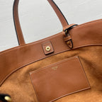 CELINE MINI CABAS ANAÏS CUIR TRIOMPHE 21 IN BRONZE ORANGE GRAINED CALFSKIN
