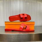 HERMES 0ran Sandal Red