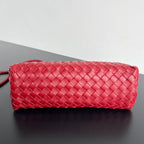BOTTEGA VENETA SMALL ANDIAMO 29 IN RED LAMBSKIN
