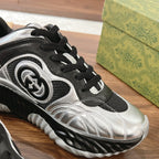 GUCCI RIPPLE SNEAKER BLACK Silver