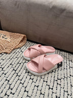 HERMES INFRA SANDAL LIGHT PINK CALFSKIN