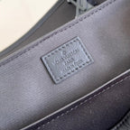 LOUIS VUITTON MESSENGER VOYAGER PM 33 IN BLACK MONOGRAM SHADOW CALFSKIN