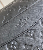 LOUIS VUITTON MESSENGER VOYAGER PM 33 IN BLACK MONOGRAM SHADOW CALFSKIN