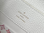 LOUIS VUITTON CAPUCINES BB 27 IN WHITE TAURILLON GOLD HARDWARE