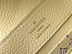LOUIS VUITTON CAPUCINES EAST-WEST MINI 22 IN BANANA YELLOW TAURILLON GOLD HARDWARE