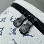 LOUIS VUITTON DISCOVERY PM BACKPACK 38 IN WHITE MONOGRAM LAMBSKIN