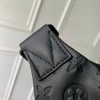 LOUIS VUITTON RUSH BUMBAG 30 IN BLACK MONOGRAM SHADOW CALFSKIN