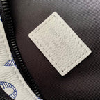 LOUIS VUITTON RUSH BUMBAG 30 IN WHITE MONOGRAM SHADOW CALFSKIN