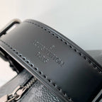 LOUIS VUITTON LOCKER DOPP KIT 23 IN BLACK MONOGRAM ECLIPSE CANVAS