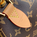 LOUIS VUITTON SPEEDY 30 SOFT CRAFTY IN BROWN MONOGRAM CALFSKIN RED TAG