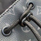 LOUIS VUITTON GETAWAY BACKPACK 50 IN BLACK MONOGRAM ECLIPSE CANVAS AND CALFSKIN