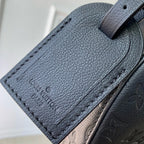 LOUIS VUITTON HAMAC BAG 28 IN BLACK MONOGRAM SHADOW