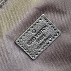 LOUIS VUITTON GETAWAY BACKPACK 50 IN BLACK MONOGRAM ECLIPSE CANVAS AND CALFSKIN EMBOSSED LOGO
