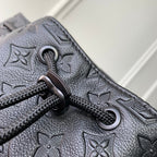 LOUIS VUITTON GETAWAY BACKPACK 50 IN BLACK MONOGRAM ECLIPSE CANVAS AND CALFSKIN EMBOSSED LOGO
