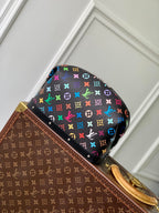 LOUIS VUITTON COSMETIC POUCH GM 27 IN COLORFUL MONOGRAM CANVAS
