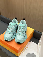 DIOR B44 BLADE SNEAKER AQUAMARINE BLUE TECHNICAL MESH AND TECHNICAL FABRIC