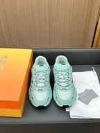 DIOR B44 BLADE SNEAKER AQUAMARINE BLUE TECHNICAL MESH AND TECHNICAL FABRIC