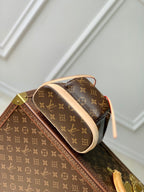 LOUIS VUITTON MONTSOURIS MINI BACKPACK 25 IN BROWN MONOGRAM CANVAS