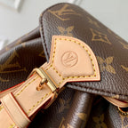 LOUIS VUITTON MONTSOURIS MINI BACKPACK 25 IN BROWN MONOGRAM CANVAS