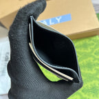 GUCCI CARD CASE 11 WITH  DETAIL BLACK CALFSKIN